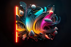 abstact-wave-and-buds